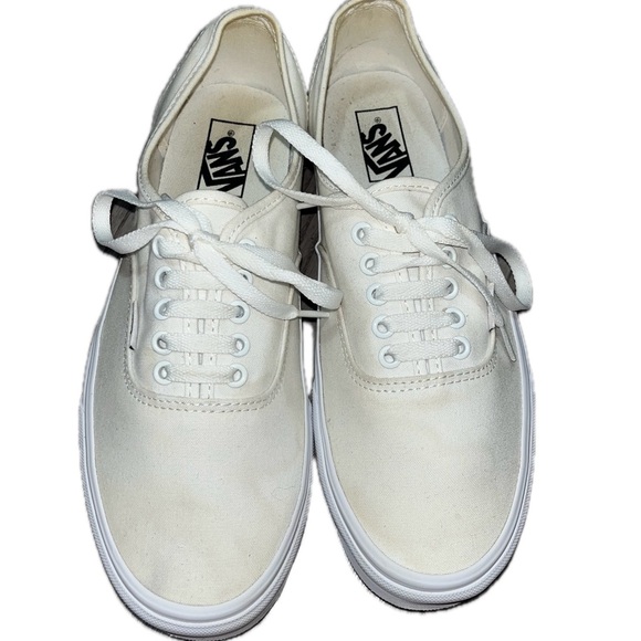 Vans Other - Vans White Canvas Sneakers